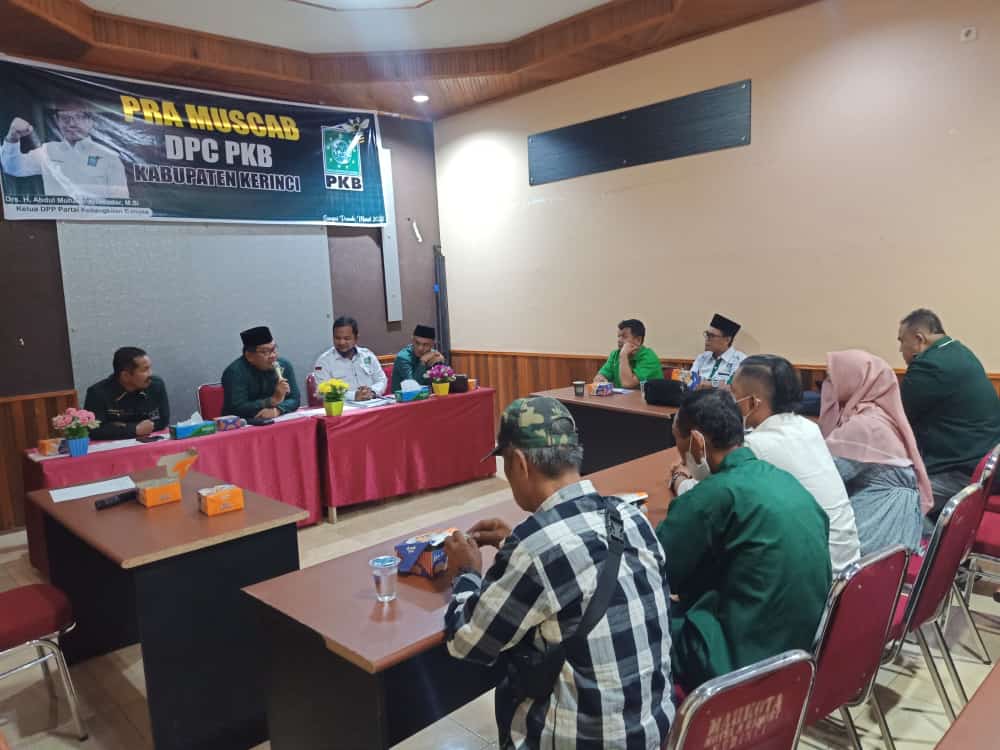 PKB Kerinci Gelar Pra-Muscab, Nama Heri Zaldi Diunggulkan Jadi Ketua