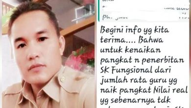 Mencuat! Guru di Sungai Penuh Dipungli oleh Oknum Pejabat Disdik Mencuat! Guru di Sungai Penuh Dipungli oleh Oknum Pejabat Disdik