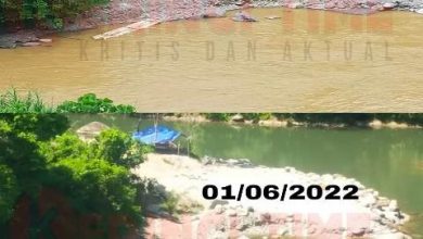 Mantap! Pasca PETI Digerebek, Air Sungai Muara Emat Kerinci Jernih Lagi