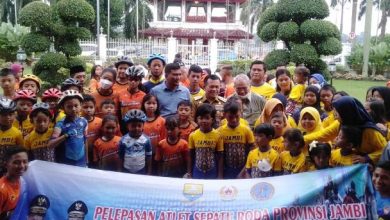Pelepasan Atlet Sepatu Roda Provinsi Jambi Pelepasan Atlet Sepatu Roda Provinsi Jambi