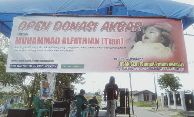 Balita Penderita Jantung Bocor Tak Miliki Biaya Pengobatan, Pemuda Desa Open Donasi Akbar