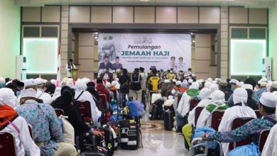 Kloter 11 Jamaah Haji Jambi Tiba di Asrama Haji