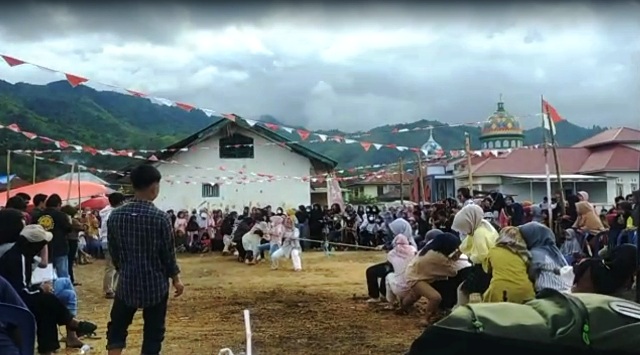 Lomba Puncak HUT RI ke-77 Lima Desa Tanjung Pauh Mudik