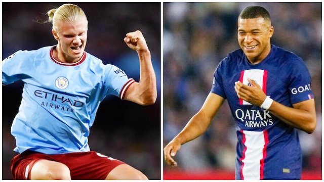 Liga Champions: Rivalitas Erling Haaland dan Kylian Mbappe