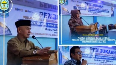 Tingkatkan Kualitas Tukang, Pelatihan Jasa Konstruksi PUPR Kerinci Resmi Dibuka