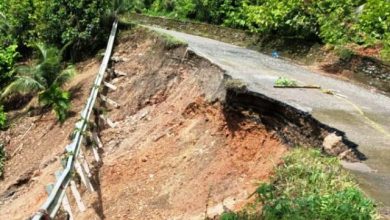 Curah Hujan Tinggi, Jalan Kerinci-Merangin Longsor