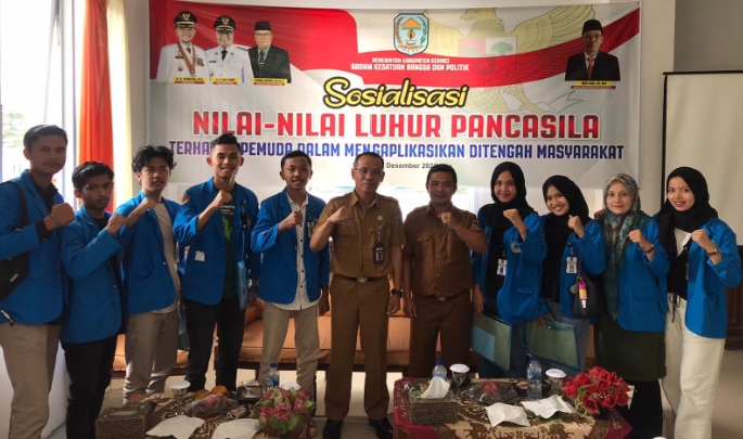 Bandan Kesbangpol Kerinci Gelar Sosialisasi Nilai-Nilai Luhur Pancasila