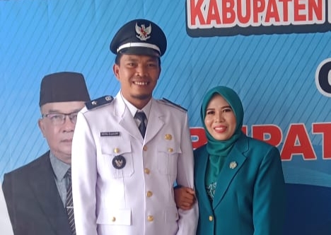 Repal Seprianto Dilantik Menjadi Kades Simpang Belui