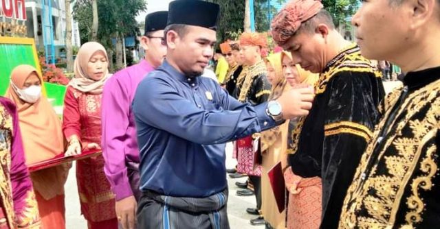 Ketua DPRD Fajran Hadiri Hari Amal Bhakti ke 77 Kota Sungai Penuh