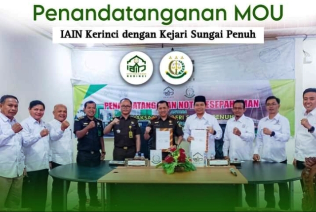 IAIN Kabupaten Kerinci MoU dengan Kejari Sungai Penuh