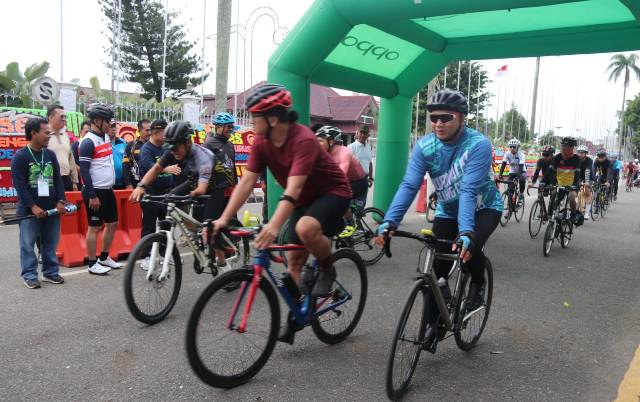 Al Haris Lepas Fun Bike Gowes To Gambut