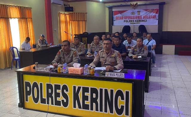 Zoom Meeting Quick Wins Presisi Polres Kerinci