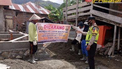 Antisipasi Karhutla, Polsek Air Hangat Sosialisasi ke Masyarakat Antisipasi Karhutla, Polsek Air Hangat Sosialisasi ke Masyarakat