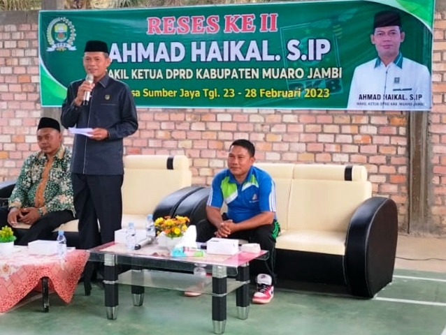 Ahmad Haikal Gelar Reses di Mestong