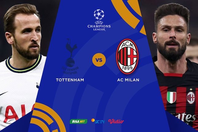 Liga Champions: Prediksi Tottenham vs AC Milan 9 Maret 2023