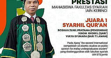 Mahasiswa IAIN Kerinci Juara 1 Cabang Syarhil Qur'an