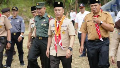 Sekda Alpian Buka Raimuna Pramuka Kwarcab Sungai Penuh