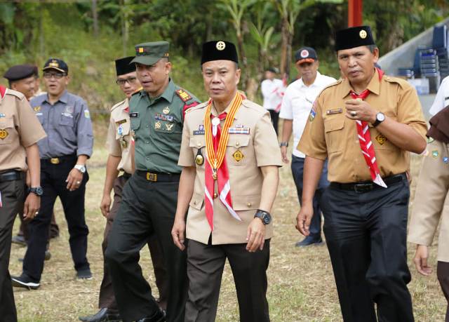 Sekda Alpian Buka Raimuna Pramuka Kwarcab Sungai Penuh