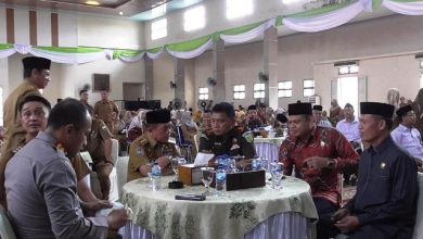Unsur Pimpinan DPRD Muaro Jambi Hadiri Halal Bihalal Pemkab Muaro Jambi
