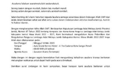 Aliansi Bumi Kerinci Pertanyakan Lembaga Adat Melayu Jambi Kabupaten Kerinci Aliansi Bumi Kerinci Pertanyakan Lembaga Adat Melayu Jambi Kabupaten Kerinci