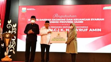 Wapres Ma’ruf Amin Kukuhkan KDEKS Provinsi Jambi