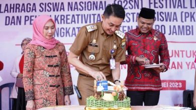 Ketua DPRD Yuli Hadiri Acara O2SN dan FL2N digelar Disdikbud Muaro Jambi