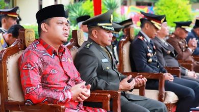 Yuli Setia Bakti Hadiri Puncak HUT Bhayangkara ke 77