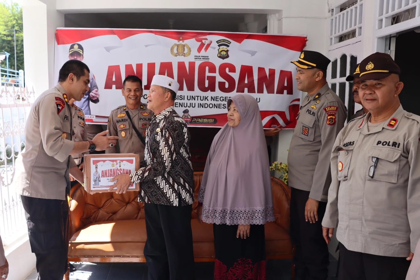 Anjangsana Kapolres Kerinci ke Purnawirawan Polri