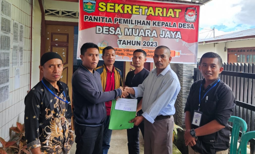 Khairul Saleh Mendaftar Jadi Calon Kades Muara Jaya