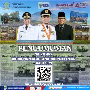 Dibuka Pendaftaran PPPK Kabupaten Kerinci, Ini Formasinya