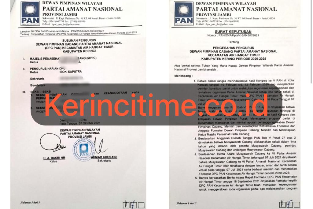 Ketua DPC PAN Air Hangat Timur Dilaporkan ke Polisi