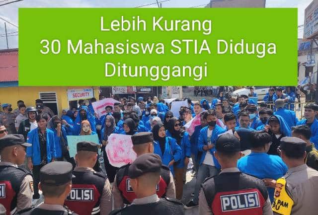 Puluhan Mahasiswa yang Demo STIA, Diduga Ditunggangi