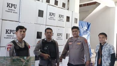 Polres Kerinci Perketat Penjagaan Gudang Logistik KPU