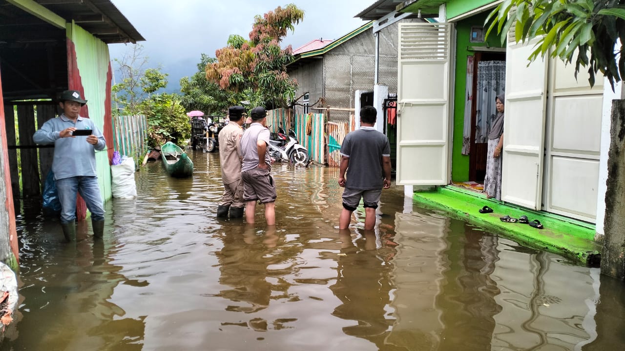 Air Danau Kerinci Meluap, Rumah Warga Semerap Terendam