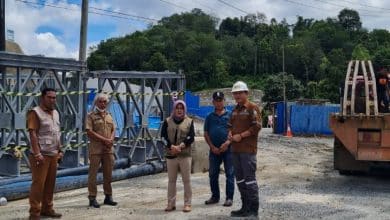 Ini yang Dilakukan PUPR Kerinci untuk Penangan Jembatan Tamiai yang Amblas
