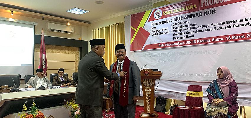 Raih Gelar Doktor, M. Nur Bahas Pentingnya Manajemen SDM Berbasis Islam