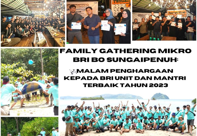 Family Gathering BRI Sungai Penuh di Pulau Mandeh