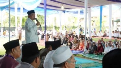 Gubernur Halal Bihalal Bersama Masyarakat Tanjung Raden