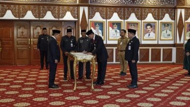 Al Haris Lantik Muzakir Jadi Kadis PUPR Jambi dan Johansyah Asisten II