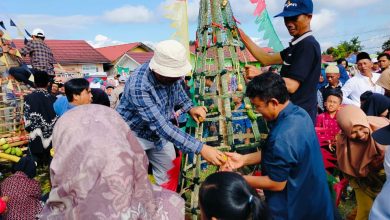 Monadi Hadiri Gebyar Suro Sodakoh Hasil Bumi Desa Gunung Labu