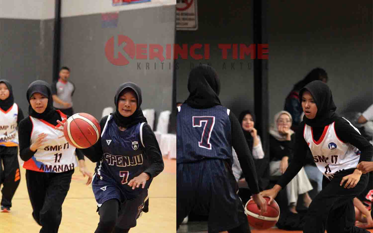 DEJ Basketball League 2024 : SMP 7 Kerinci Unjuk Taring, Berhasil Ungguli SMP IT Amanah Sungai Penuh