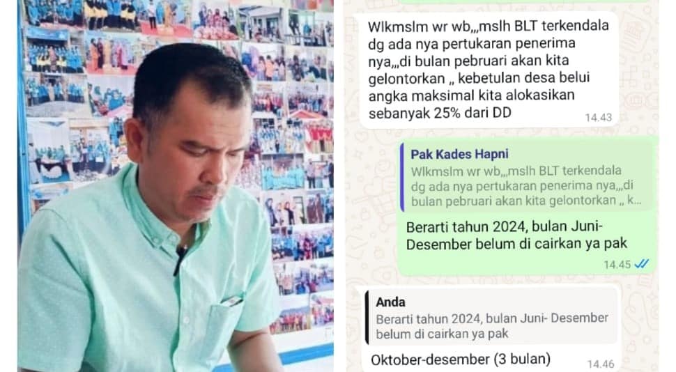 Warga Desa Belui Pertanyakan BLT 2024 Belum Cair