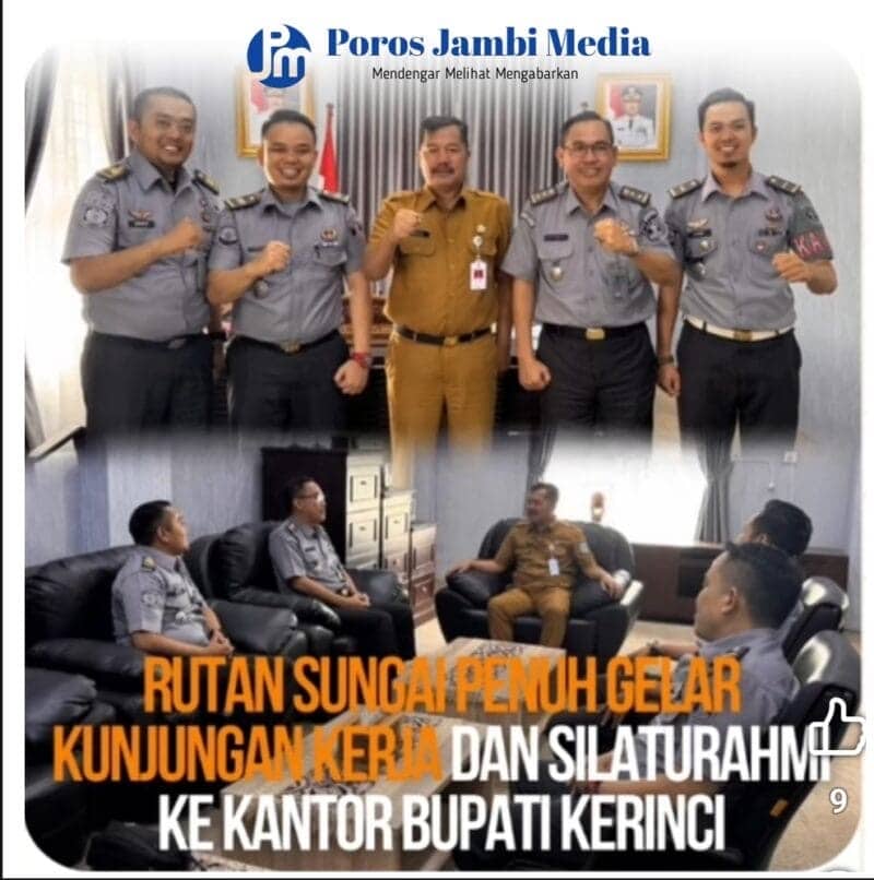 Kunker dan Silaturahmi Rutan Sungai Penuh dengan Bupati Kerinci