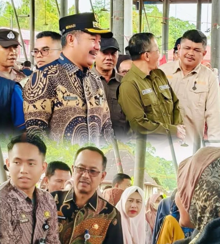 Bupati dan Wabup Sidak Pasar Hiang, Pastikan Stok Sembako Stabil