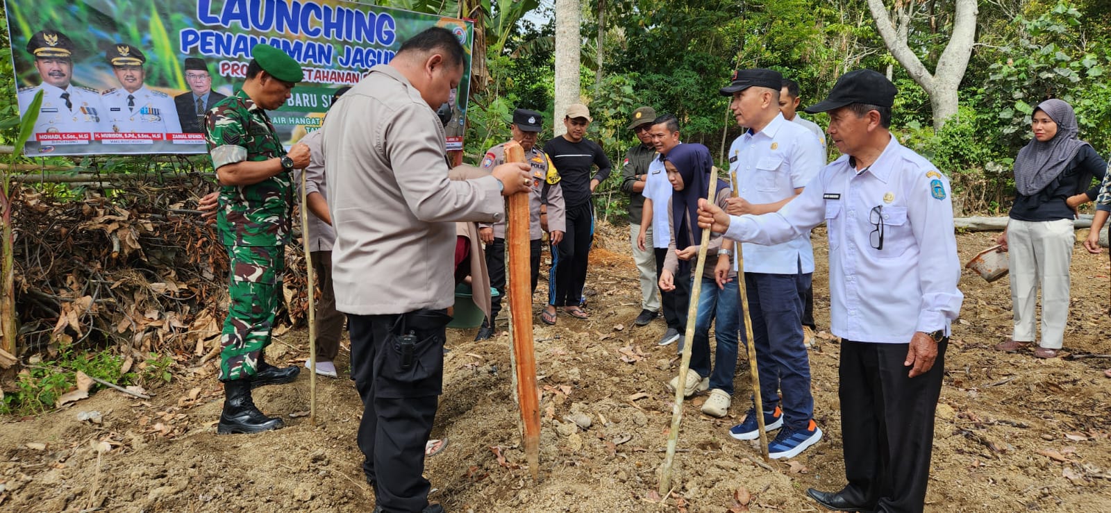 Launching Penanaman Jagung di Desa Baru Sungai Deras