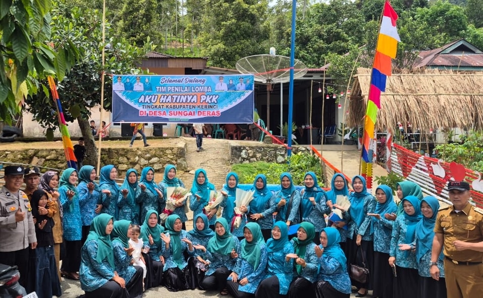 Desa Sungai Deras Wakili Lomba Aku Hatinya PKK