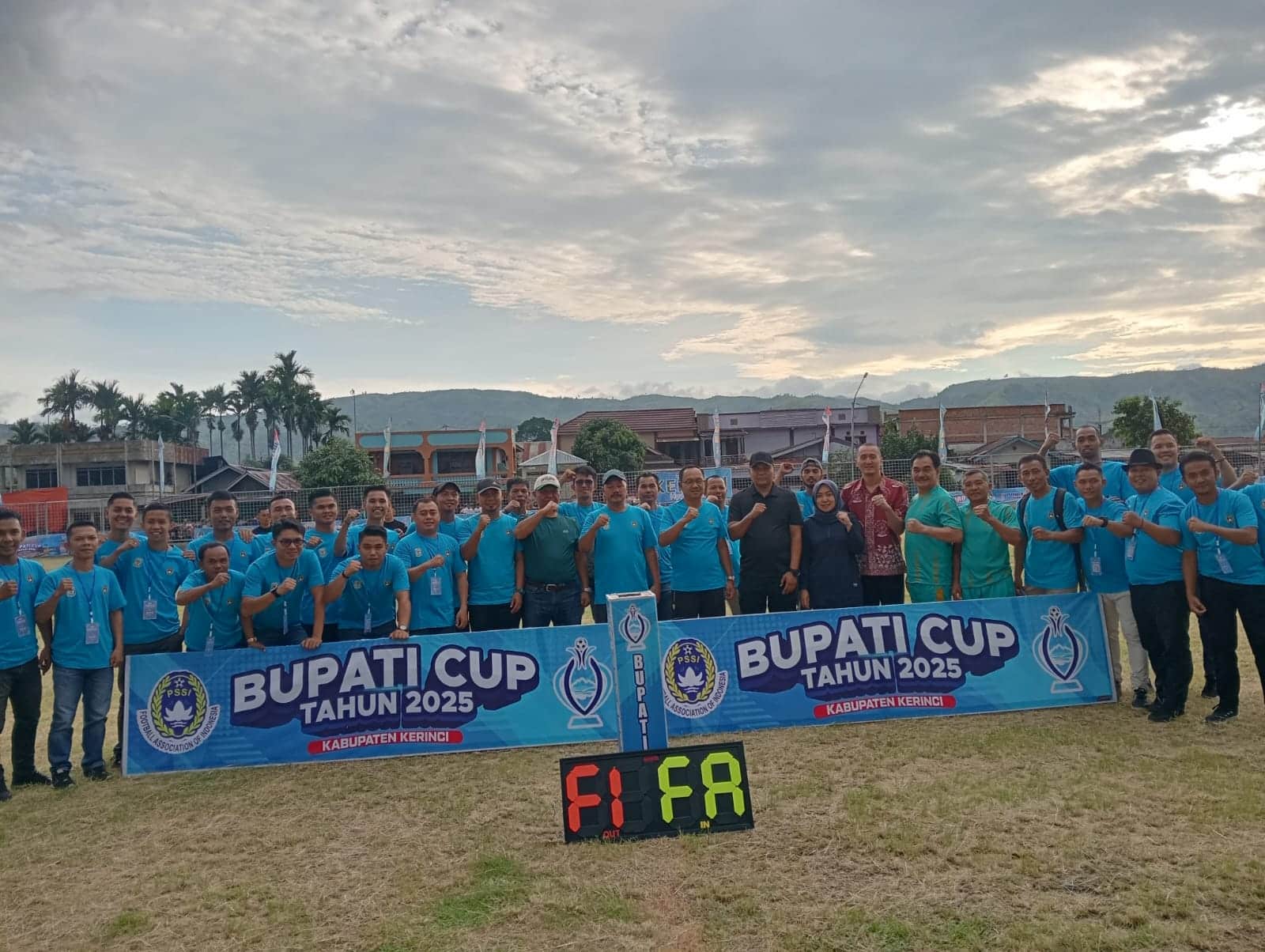 Turnamen Sepak Bola Bupati Kerinci Cup 2025 Dimulai