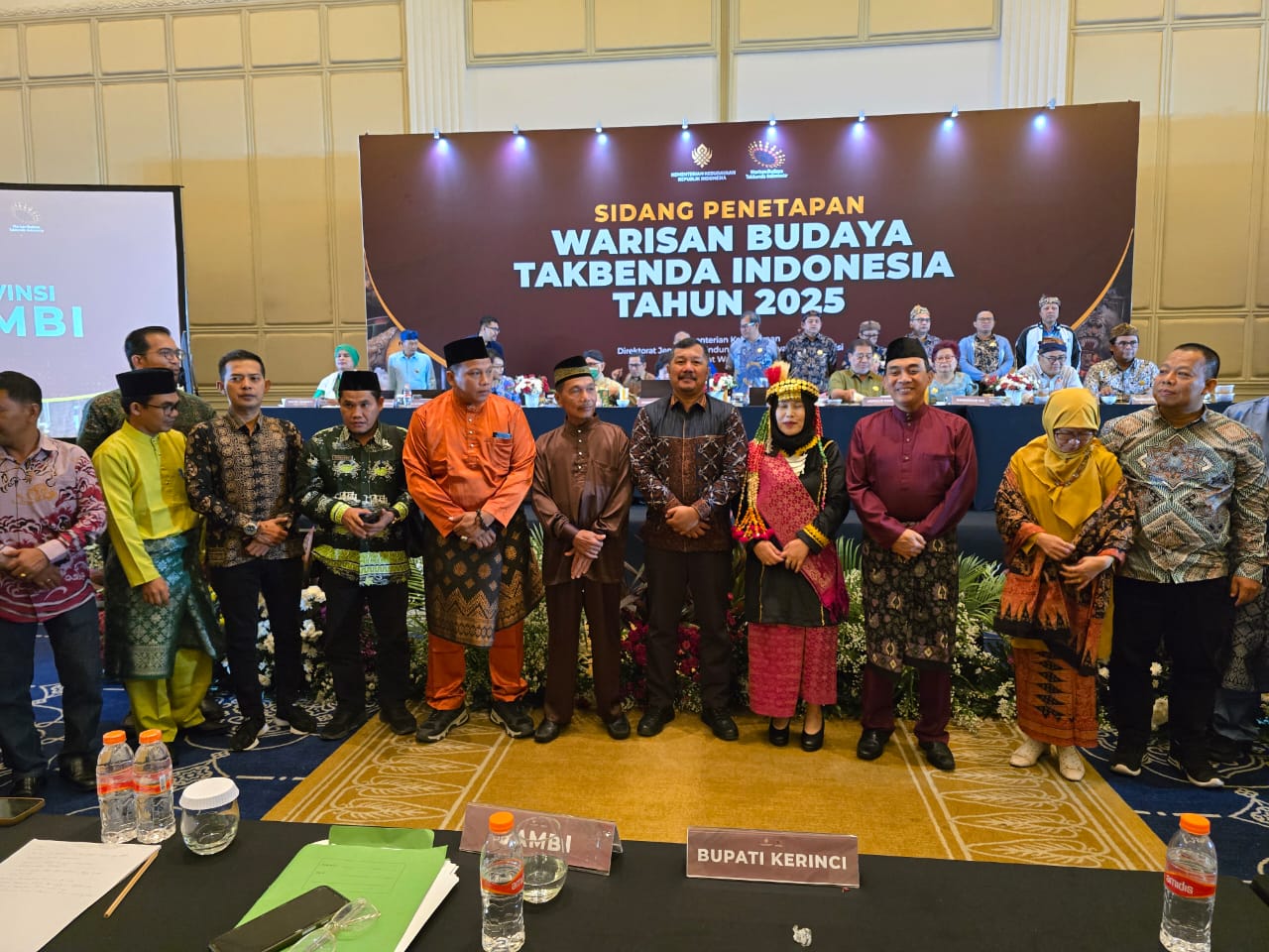 Bupati Kerinci Monadi Hadiri Sidang Penetapan WBTB Indonesia 2025