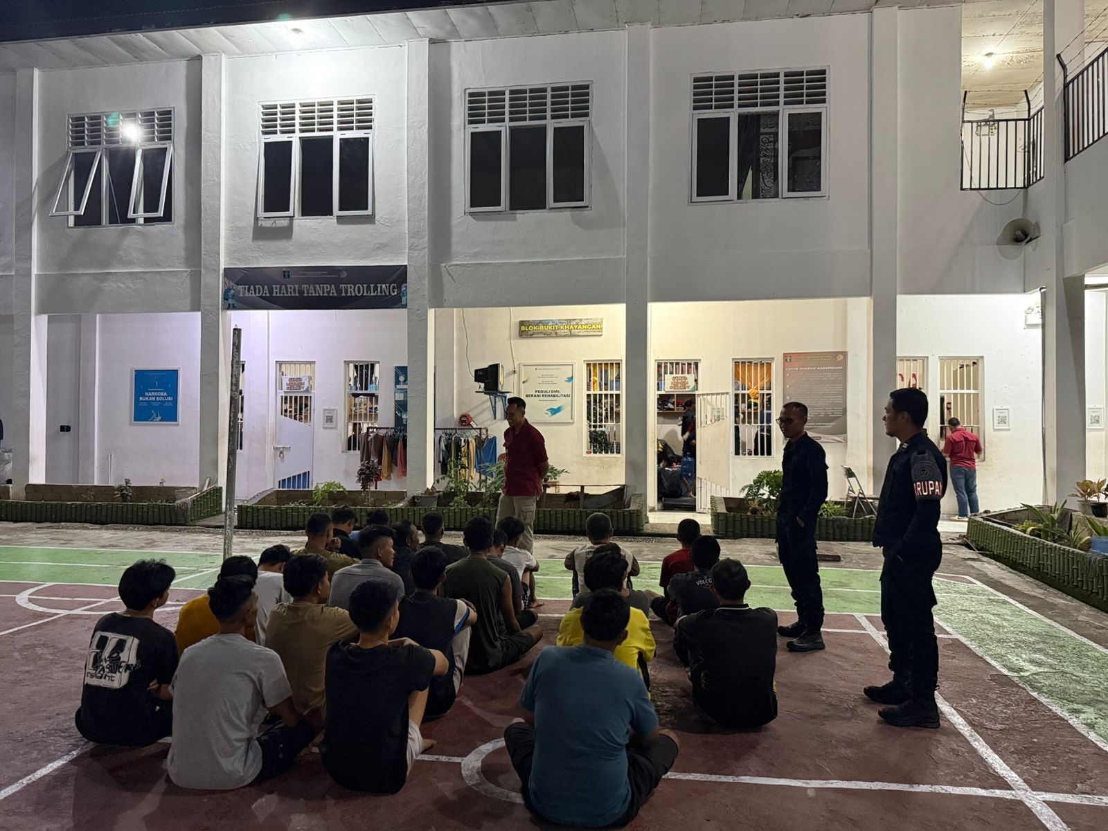Pastikan Rutan Bersih dan Aman, Rutan Sungai Penuh Laksanakan Razia Gabungan Bersama APH