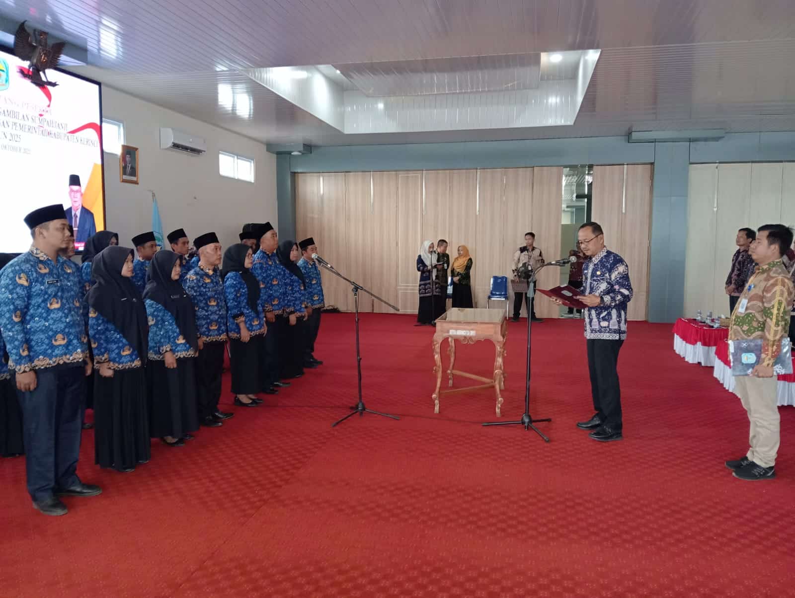 Wabup Kerinci Lantik 19 Pejabat Wabup Kerinci Lantik 19 Pejabat